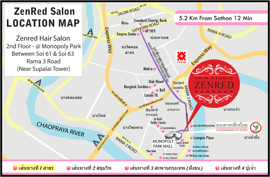 ZenRed Salon Map 